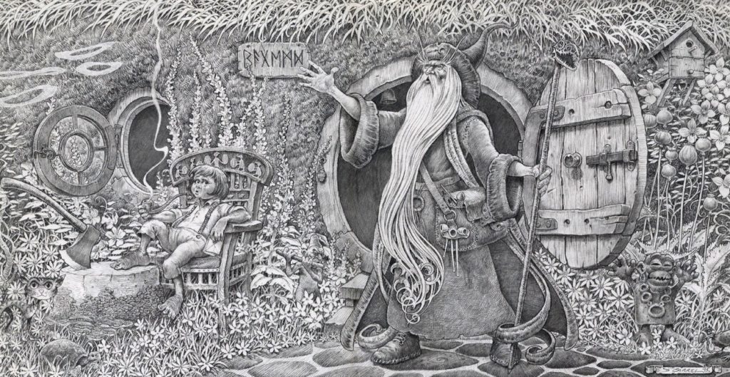 Иллюстрация к книге Джона Толкина