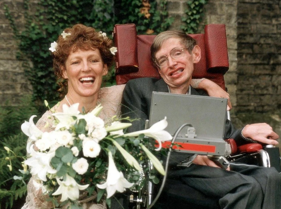 Стивен Хокинг и его вторая жена. Сиделка и медсестра