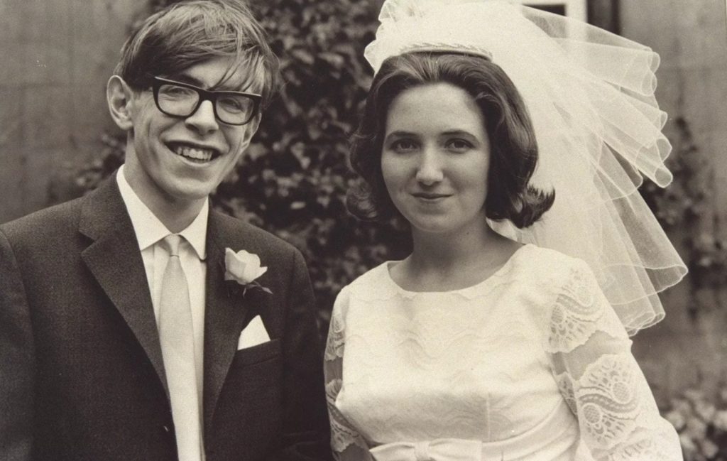Стивен Хокинг и его жена