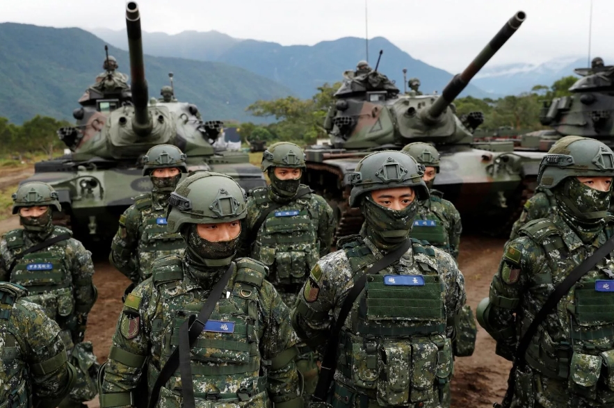 Танки M60A3 и пехота Тайваня