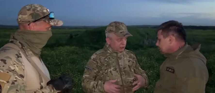 Генерал-полковник Михаил Мизинцев на полигоне ЧВК Вагнер