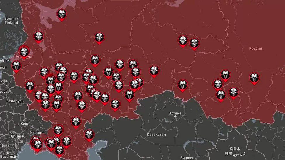 Карта чвк вагнера украина