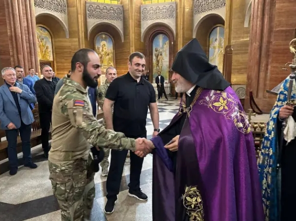 Батальон АрБат. благословение Армянской святой Апостольской церкви в Москве