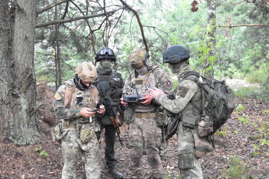 ЧВК Вагнер и 38 бригада Белоруссии на тренировках