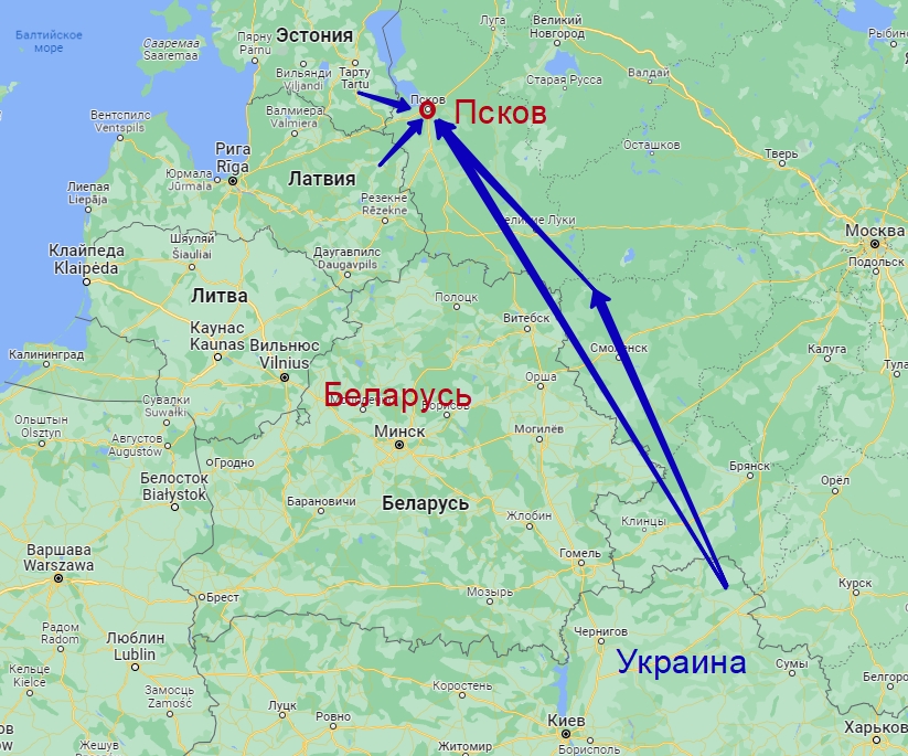 Беспилотники ВСУ атаковали Ил-76. Карта маршрута