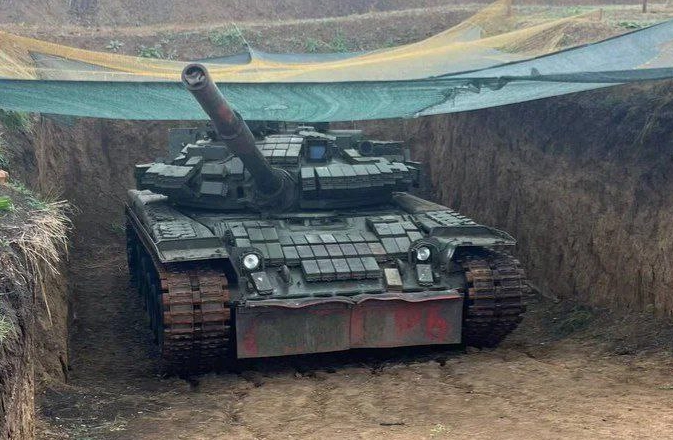 танк Т-80БВ "Сибирь" ЧВК Вагнер