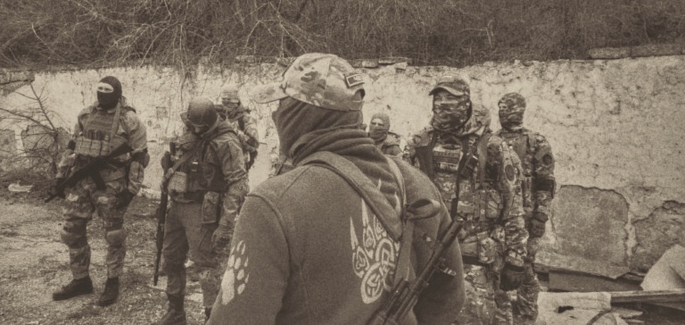 81-я бригада специального назначения Медведи на полигоне