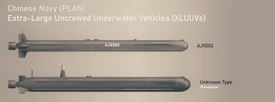 Китайский большой морской беспилотник-торпеда AJX002