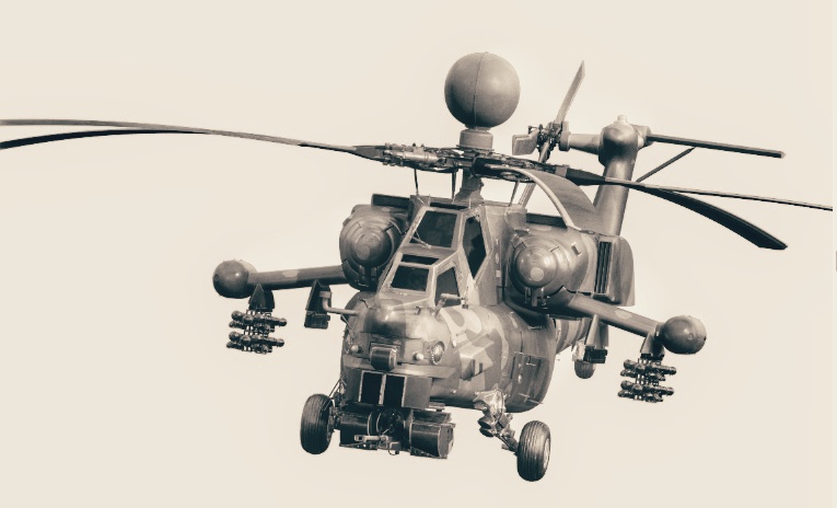 Ми-28HM с блоками КАМ "Стрелец"