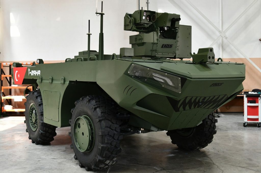 Турецкий беспилотный автомобиль U-MAV на выставке TEKNOFEST Mavi Vatan 20 августа 2026 года.