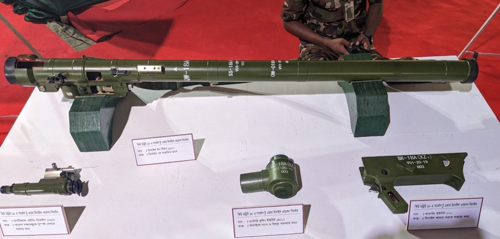 QW-18A на выставке Combined Military Hardware Exhibition 2024.