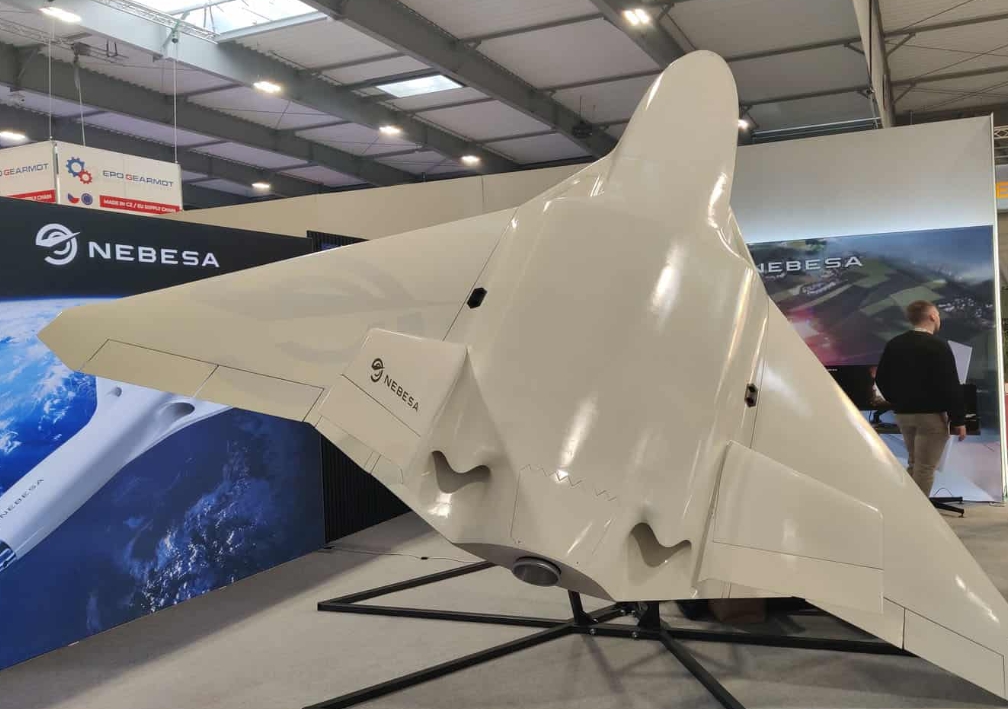Суборбитальный дрон-мишень NEBESA на выставке Future Forces Forum 2026. Октябрь 2026 года.