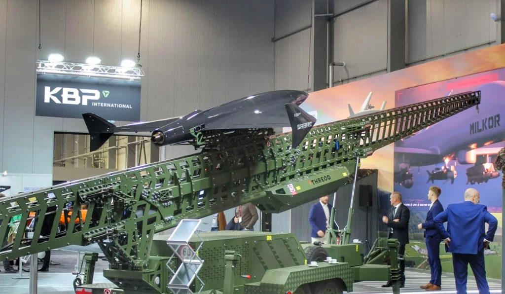 реактивный дрон KBP SABRE. Выставка Future Forces 2026.